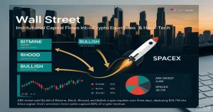 Cathie Wood旗下Ark Invest三日减持四只加密股转投SpaceX：机构加密基金资本轮动与配置再平衡信号