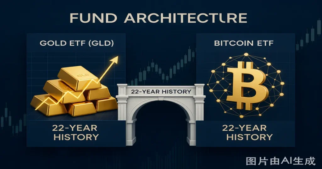 黄金ETF22年启示录：彭博分析师揭示比特币ETF的两步前进一步后退轨迹与加密基金长期配置逻辑