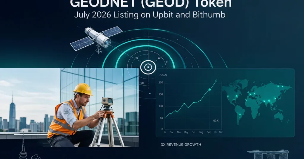 韩国两大交易所同日上线GEODNET（GEOD）：DePIN厘米级定位网络的交易所合规路径与加密基金配置启示