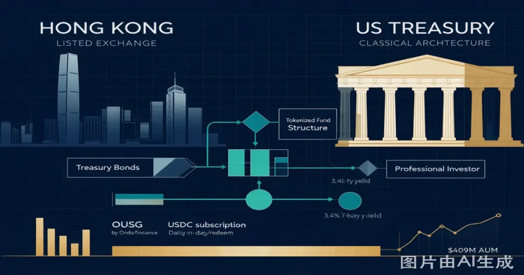 香港持牌交易所HashKey上线OUSG代币化美债基金：加密基金闲置稳定币的合规收益新通道