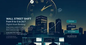 从9-to-5到24/7：摩根士丹利E*TRADE、花旗Token Services与NYSE如何重构数字资产时代的银行基础设施