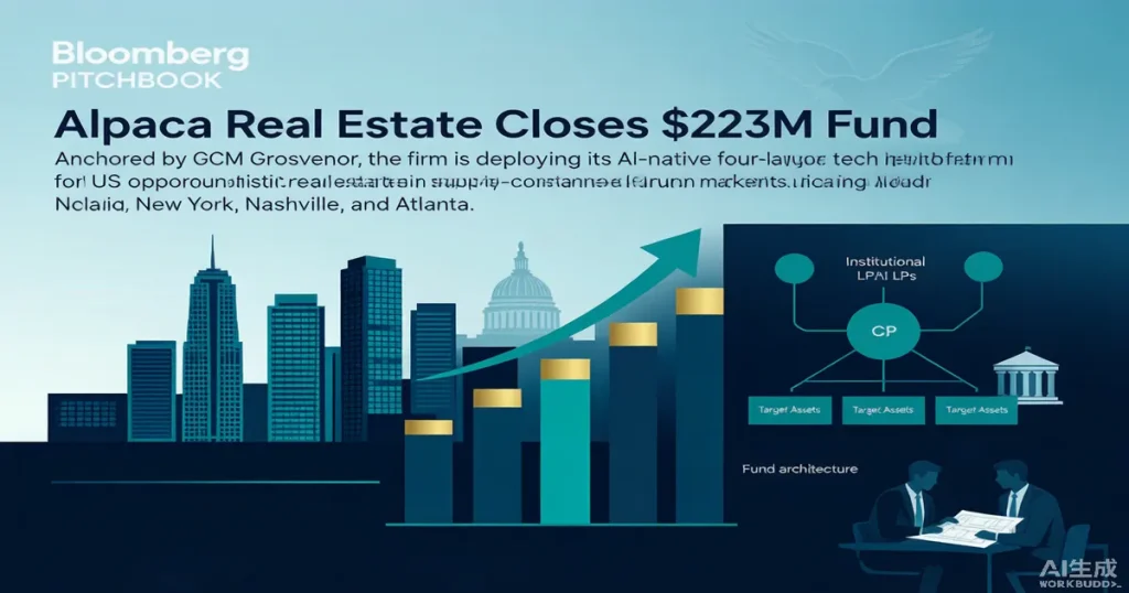 Alpaca Real Estate 关闭首只基金 2.23 亿美元:AI 原生平台如何重塑美国地产机会主义策略的机构配置逻辑