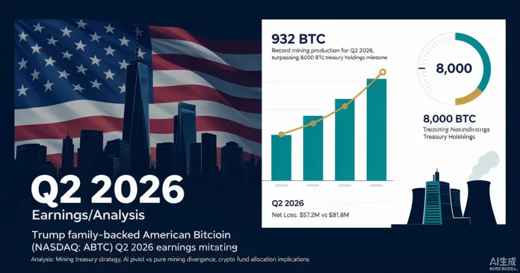 特朗普家族American Bitcoin Q2创纪录开采932枚BTC:政商纽带下比特币矿企国库策略与基金配置深度分析