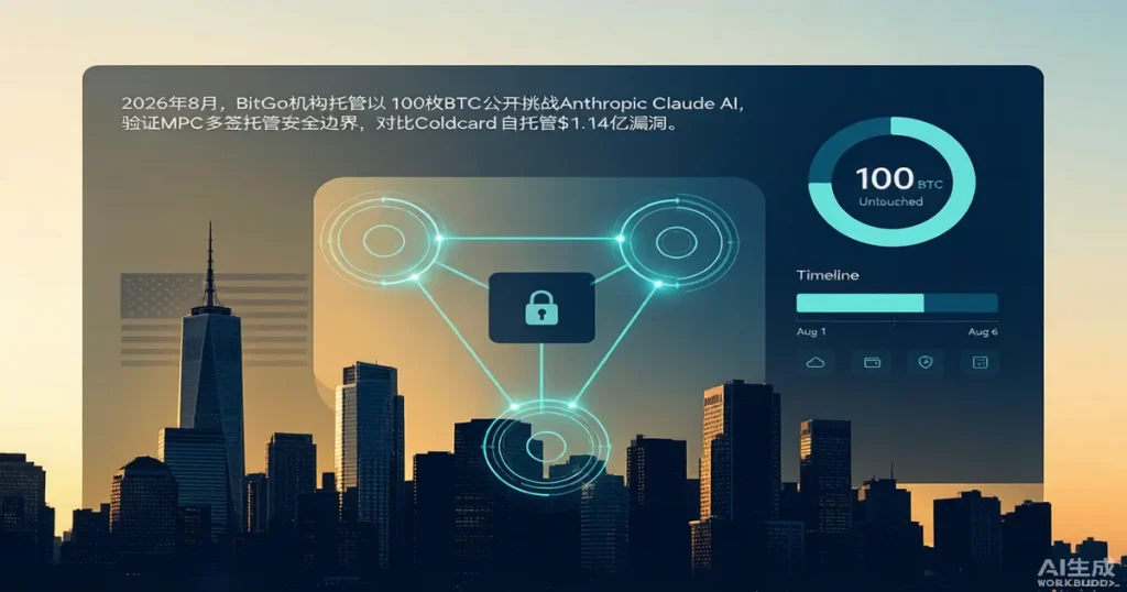 AI时代机构级加密托管安全边界:BitGo 100 BTC公开挑战验证MPC多签架构,从Anthropic「越狱」到Coldcard .14亿漏洞的基金启示