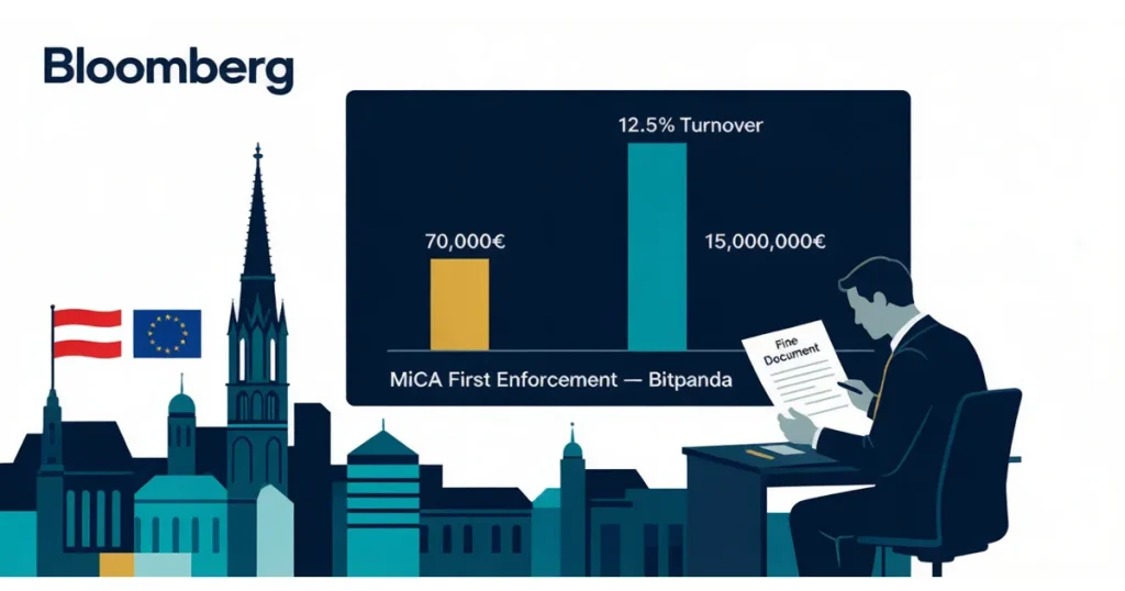 奥地利 FMA 依 MiCA 对 Bitpanda 开出首张罚单：加密资产白皮书与营销披露合规红线