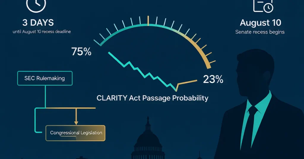 Bitwise首席投资官Matt Hougan:即使CLARITY Act本周未能通过,加密基金行业也将找到前行路径——SEC Atkins的规则替代方案与「瓶中精灵」论