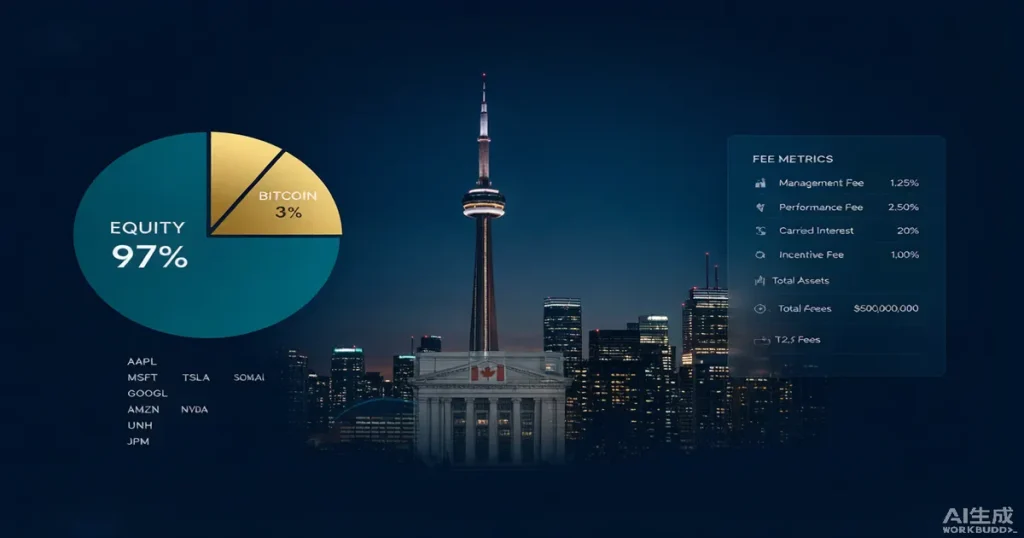 BlackRock Canada推出「股权+比特币」一篮子ETF IBQT：0.22%费率与3% BTC默认配置如何重塑加密基金产品分发范式