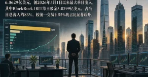 美国现货比特币 ETF 单日净流入 6.06 亿美元创 5 月以来新高：BlackRock IBIT 独占 83% 与机构资金集中化悖论