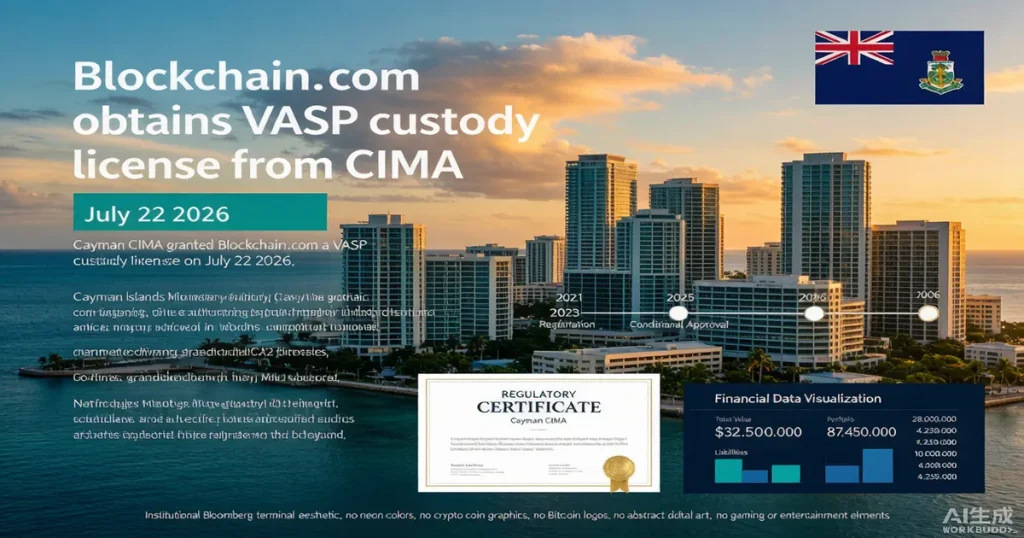 开曼CIMA向Blockchain.com颁发VASP托管牌照:继MiCA与FCA后全球合规版图第三极落地——对加密基金托管人选择的启示