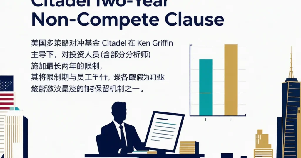 美国多策略对冲基金 Citadel 将竞业限制延长至两年：人才保留条款升级与基金管理人的合规启示