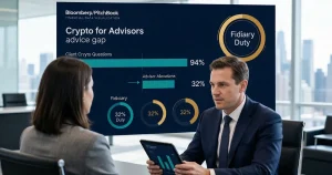 加密建议缺口：94% 顾问被问及 crypto 但仅 32% 配置，fiduciary duty 与合规政策如何卡住基金分销渠道