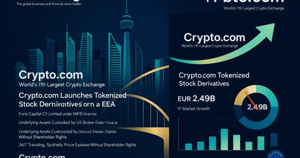 Crypto.com 推出追踪 1,500 只美股与 ETF 的代币化衍生品:加密基金产品设计的三重变量