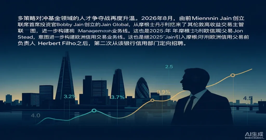 Jain Global 聘请摩根士丹利高收益交易主管 Jon Stead 拓展欧洲信用业务：多策略对冲基金的「七条腿凳子」信用腿加固