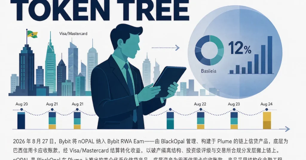 Plume nOPAL 接入 Bybit RWA Earn:巴西信用卡应收账款的链上信贷合规分发路径
