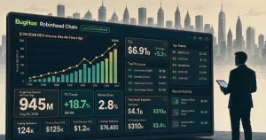 美国 Robinhood Chain DEX 交易量单日破 9.45 亿美元创纪录：代币化股票叙事与链上资金流为何背离，加密基金如何配置