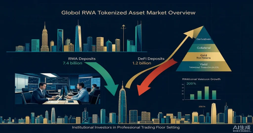 RWA代币化在DeFi下行周期逆势增长:CoinShares Q2报告的74亿美元存款与加密基金三层配置策略