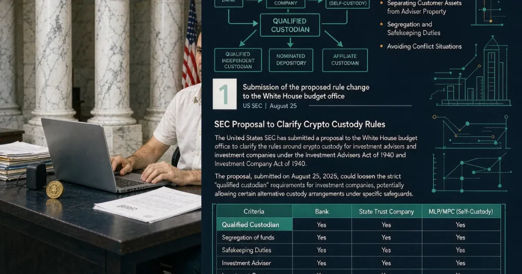 美国 SEC 拟重写投资顾问与投资公司加密资产托管规则：合格托管人框架松绑对加密基金的合规路径影响