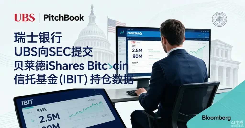 UBS 上半年将 IBIT 持仓增至 250 万股近 9,000 万美元:13F 披露口径下的机构比特币 ETF 采用信号