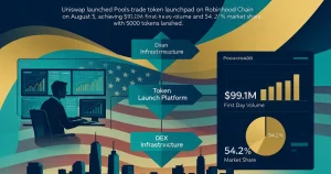 Uniswap Pools.trade上线Robinhood Chain：零手续费代币发射台如何重构加密基金的发行基础设施与DEX价值捕获