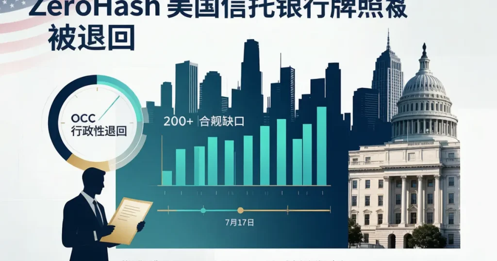 美国 OCC 退回 ZeroHash 全国信托银行牌照申请:加密基金机构托管格局下的牌照博弈与 Morgan Stanley 基础设施战略
