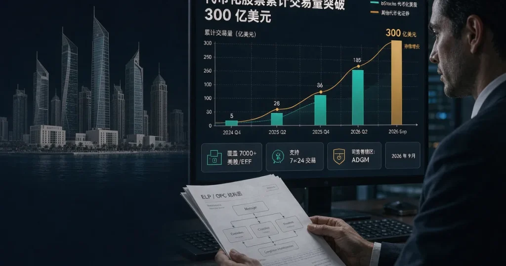 币安 bStocks 代币化股票累计交易突破 300 亿美元：加密基金如何评估链上证券的结构性拐点？