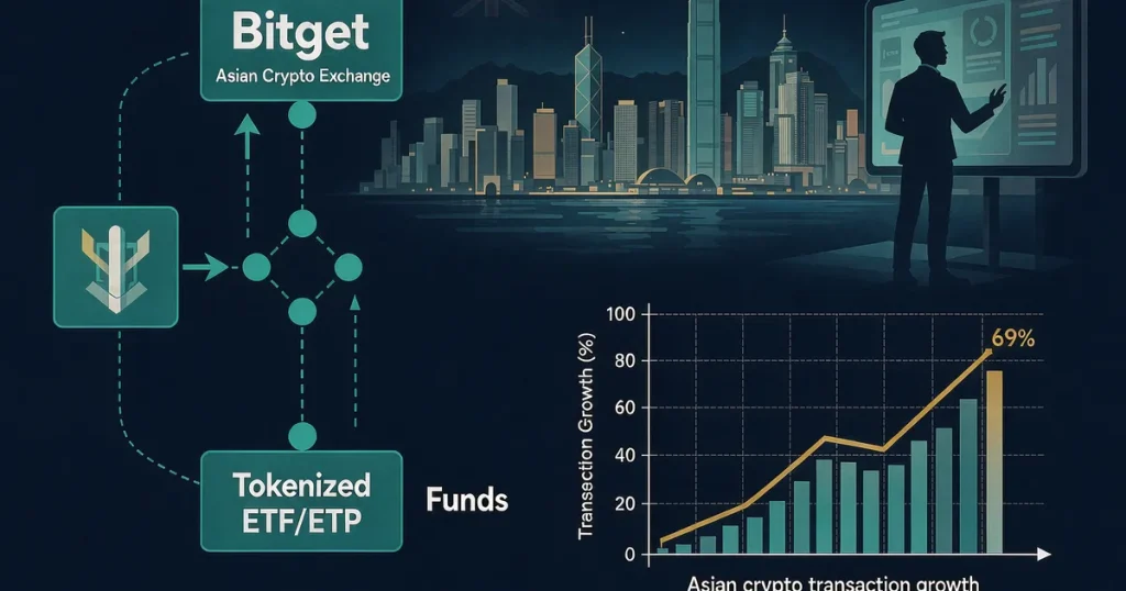 亚洲代币化 ETF 分销格局生变:Bitget 与 BlackRock 洽谈,加密交易所成华尔街机构亚洲入口