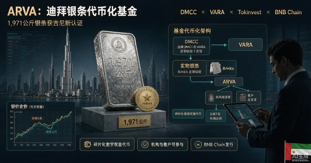 迪拜 DMCC-VARA 框架下全球最大银条代币化：RWA 大宗商品实物资产代币化的基金配置视角