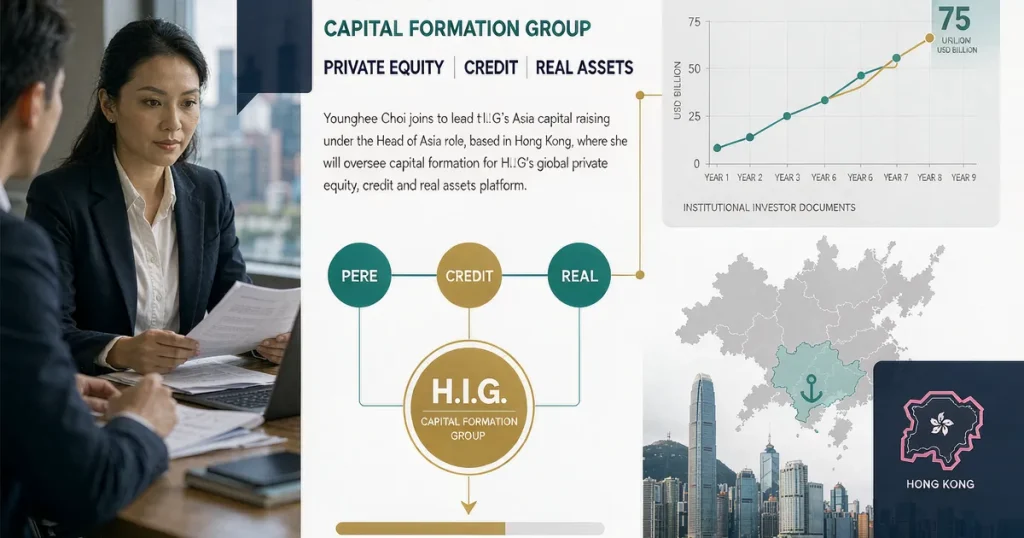 H.I.G. Capital 任命 Younghee Choi 领导亚洲募资：头部另类机构争抢香港资本形成枢纽