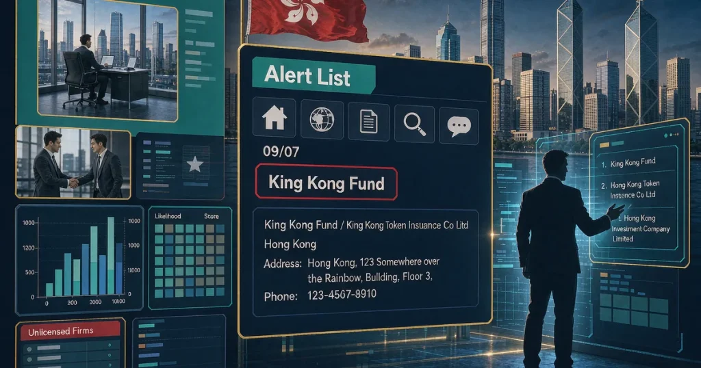 香港证监会将「金刚基金/金刚币发行有限公司」列入无牌警示名单：无牌虚拟资产活动的监管红线与基金合规启示