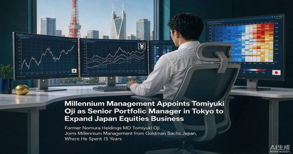 Millennium 加码日本权益业务:东京多策略对冲基金引入野村资深股票交易员