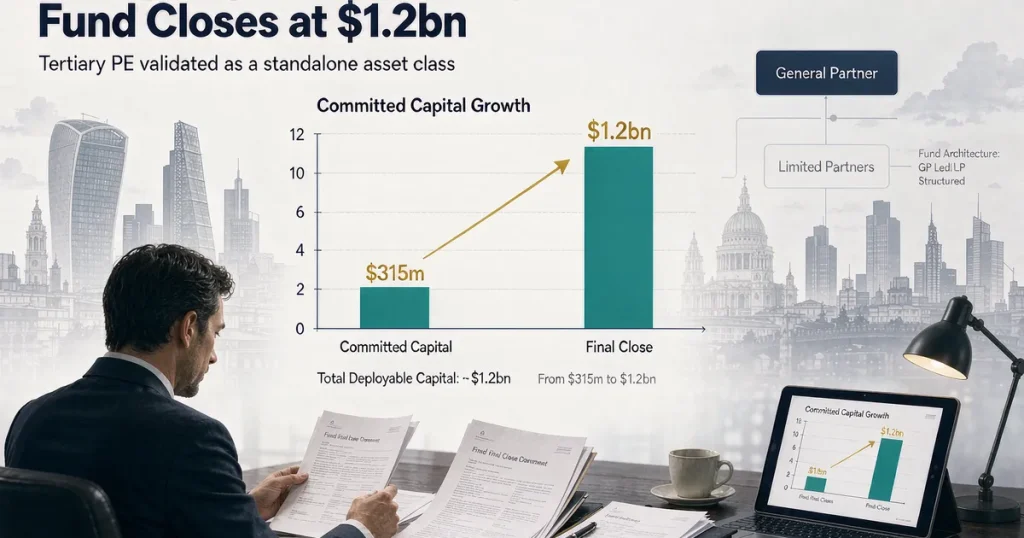 伦敦 Netley Capital 完成 12 亿美元 tertiary 基金关账：私募二级市场「三级交易」的流动性逻辑与基金架构启示