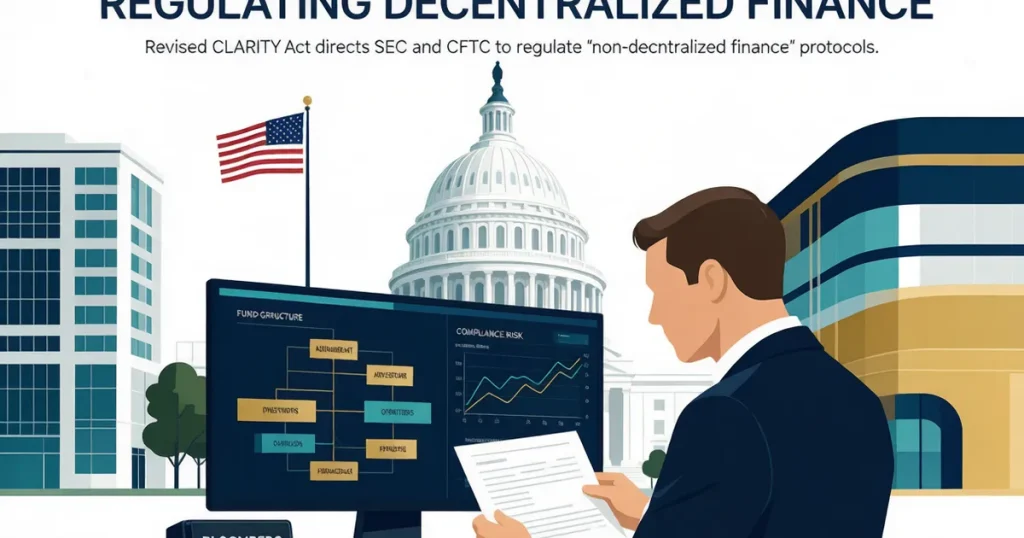 美国 CLARITY 法案修订版:非去中心化 DeFi 协议的加密基金合规边界