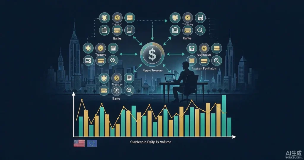 美国 NYDFS 监管下 RLUSD 进军企业财资:Ripple Treasury 借 1,200 家 CFO 客户切入 13 万亿美元链上结算