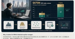 Robinhood Chain DEX 日交易量破 8.75 亿美元创新高：代币化美股如何驱动链上流动性？