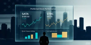 美国 BTC 国库优先股对决：Strive SATA 市值逼近 10 亿美元稳守面值，Strategy STRC 持续低于 par