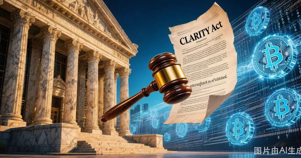 银行业联手阻击CLARITY Act: 谁定义“利息”, 谁掌握稳定币监管制高点