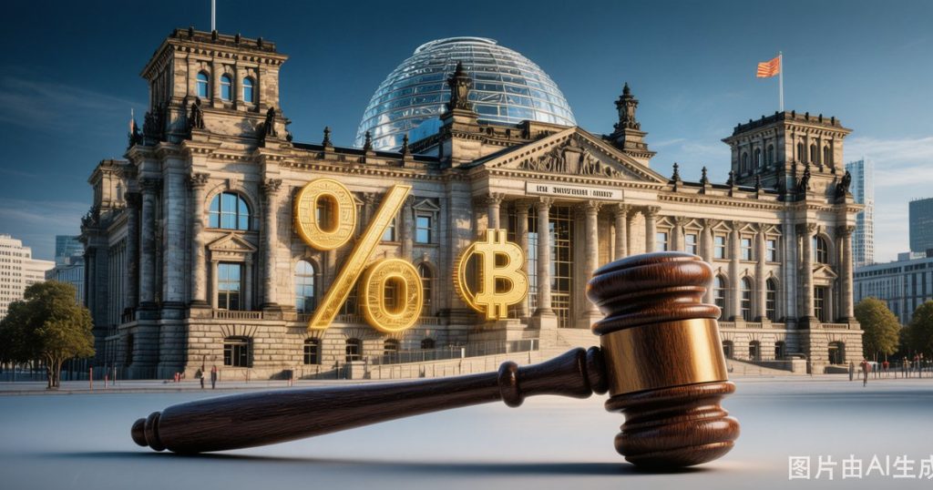 德国拟调整加密税制：取消比特币持仓一年免税，统一征收25%资本利得税