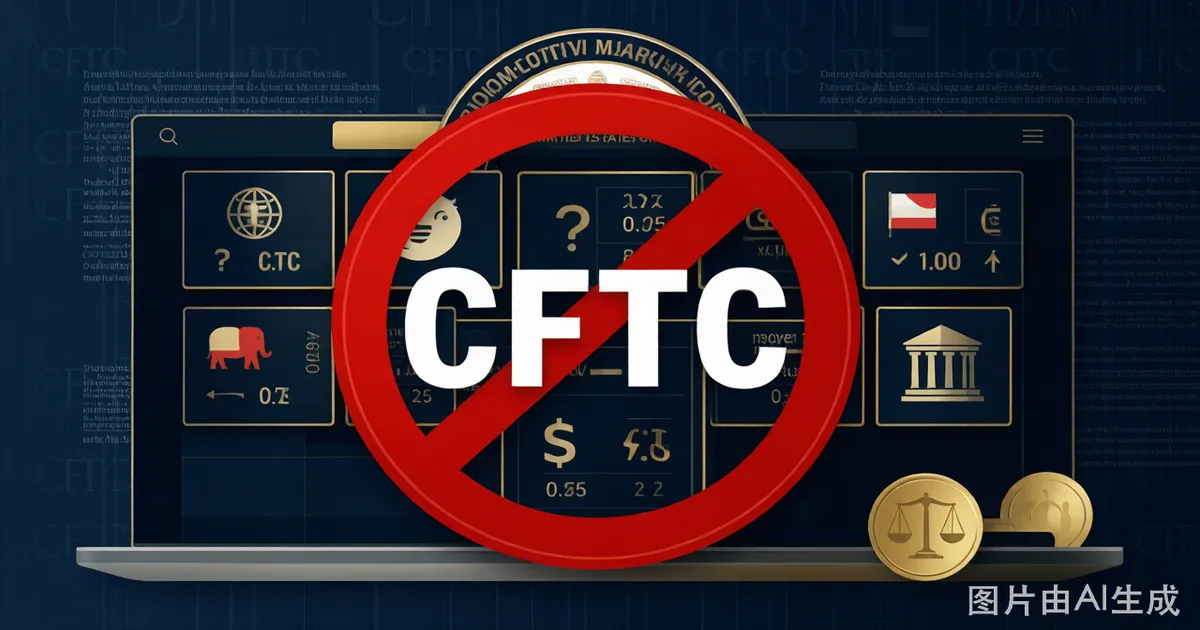CFTC预测市场新规禁暗杀路径下台押注：Kalshi伊朗$1400万市场与Polymarket委内瑞拉交易的合规清算