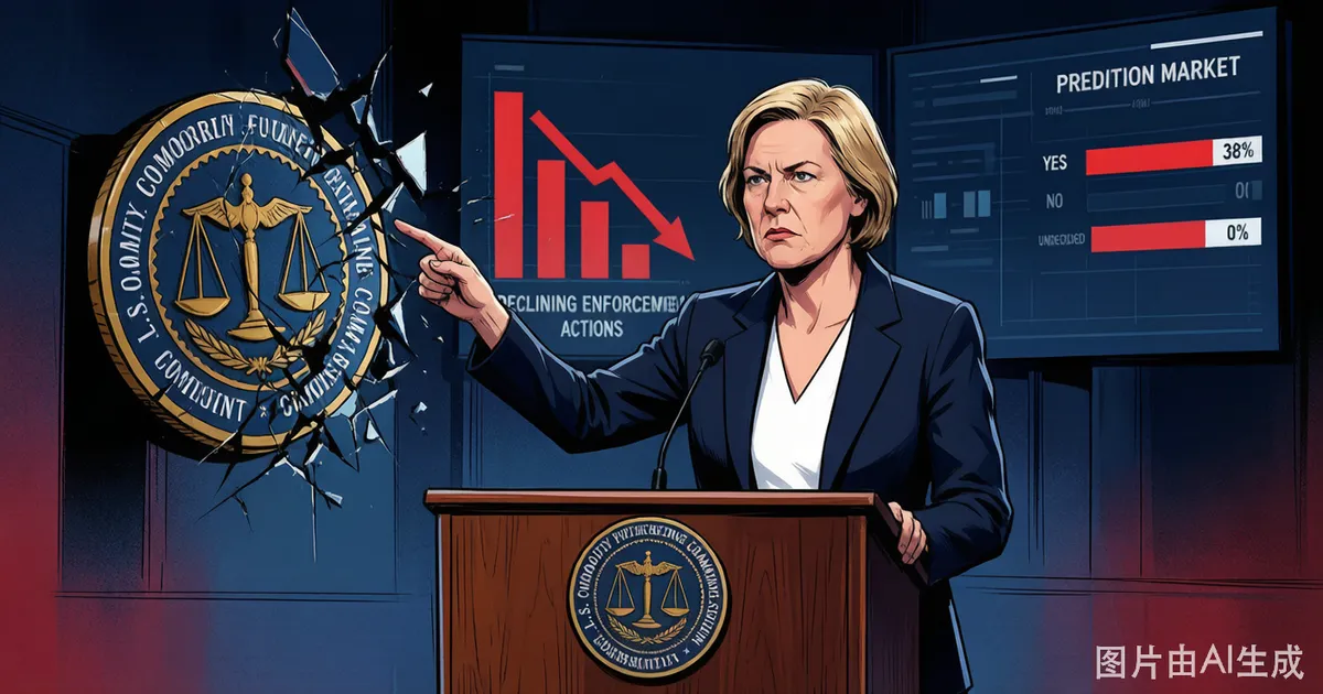 Warren五问CFTC主席：Polymarket获批与Trump Jr.投资的时间线重合、Gemini罚款撤销、执法骤降81%——600亿美元预测市场的监管诚信危机