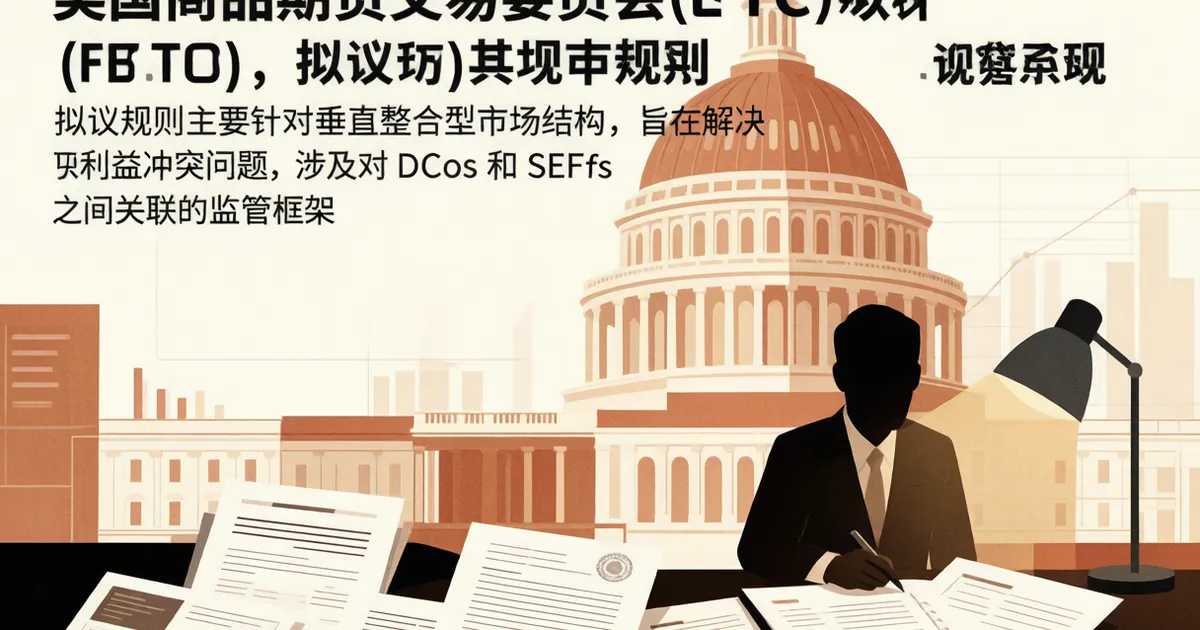 CFTC出手整治衍生品市场「垂直整合」:对加密交易平台治理结构的合规启示