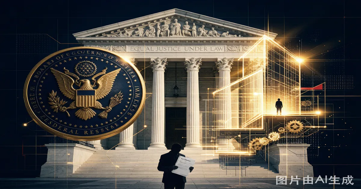 Custodia Bank向最高法院提请审查：美联储主账户拒绝权的宪法边界