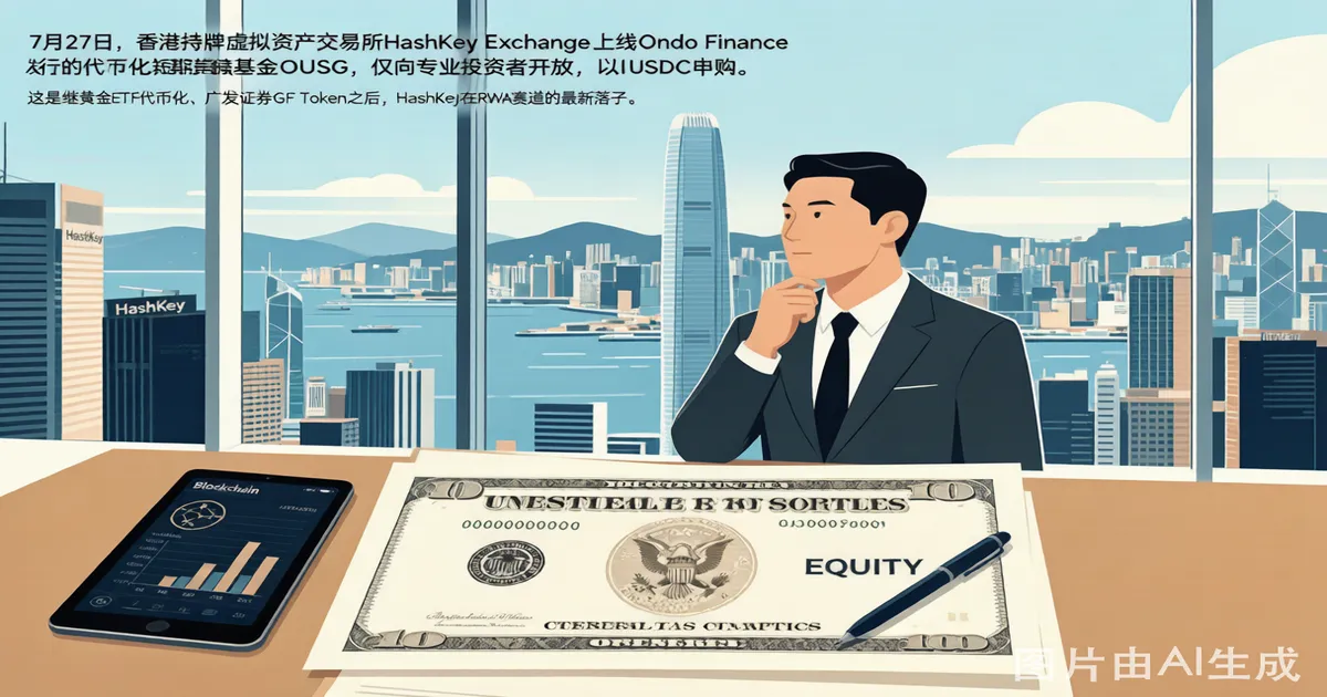 HashKey Exchange上线代币化美债OUSG：跨境证券合规的三重考验