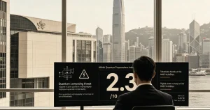 HKMA量子准备度指数首评仅2.3分：当香港168亿代币化国债遇上后量子密码"地基塌陷"风险