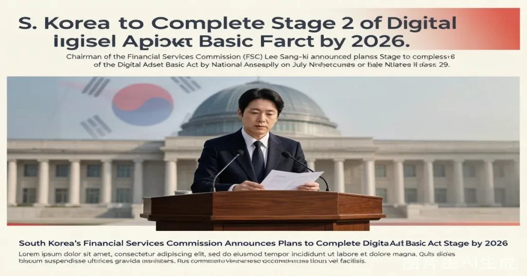 韩国数字资产基本法年内冲刺：授权制替代申报制、9年金产分离松绑——第二阶段立法四重制度升级全景