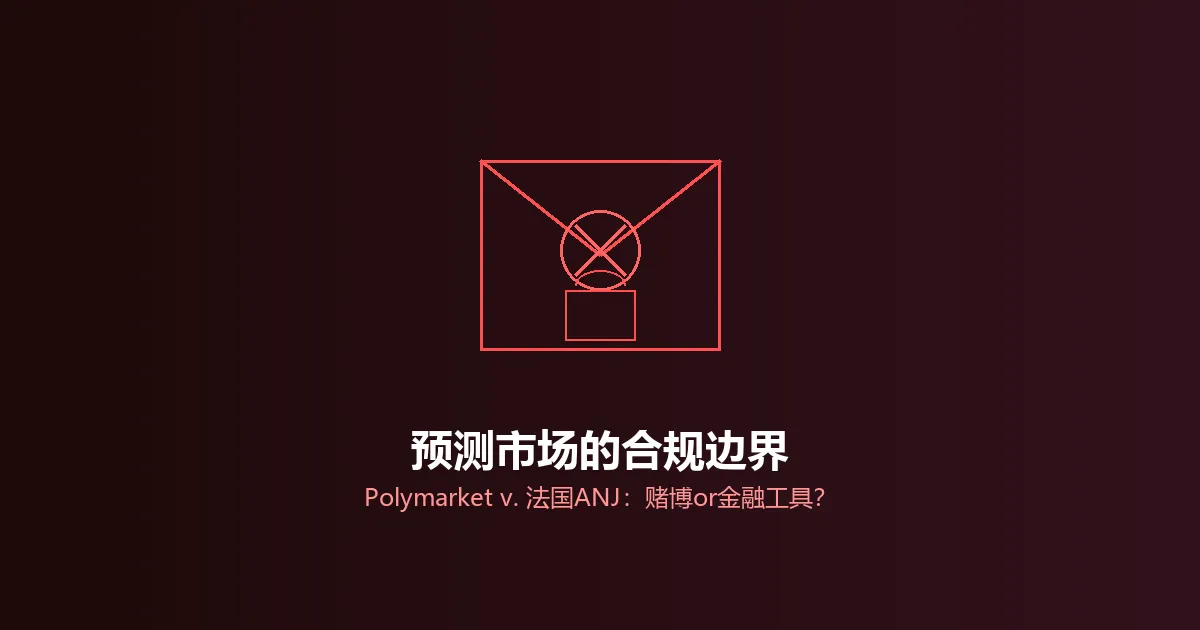 Polymarket誓言法律挑战法国全国封锁令:预测市场是「金融工具」还是「非法赌博」?