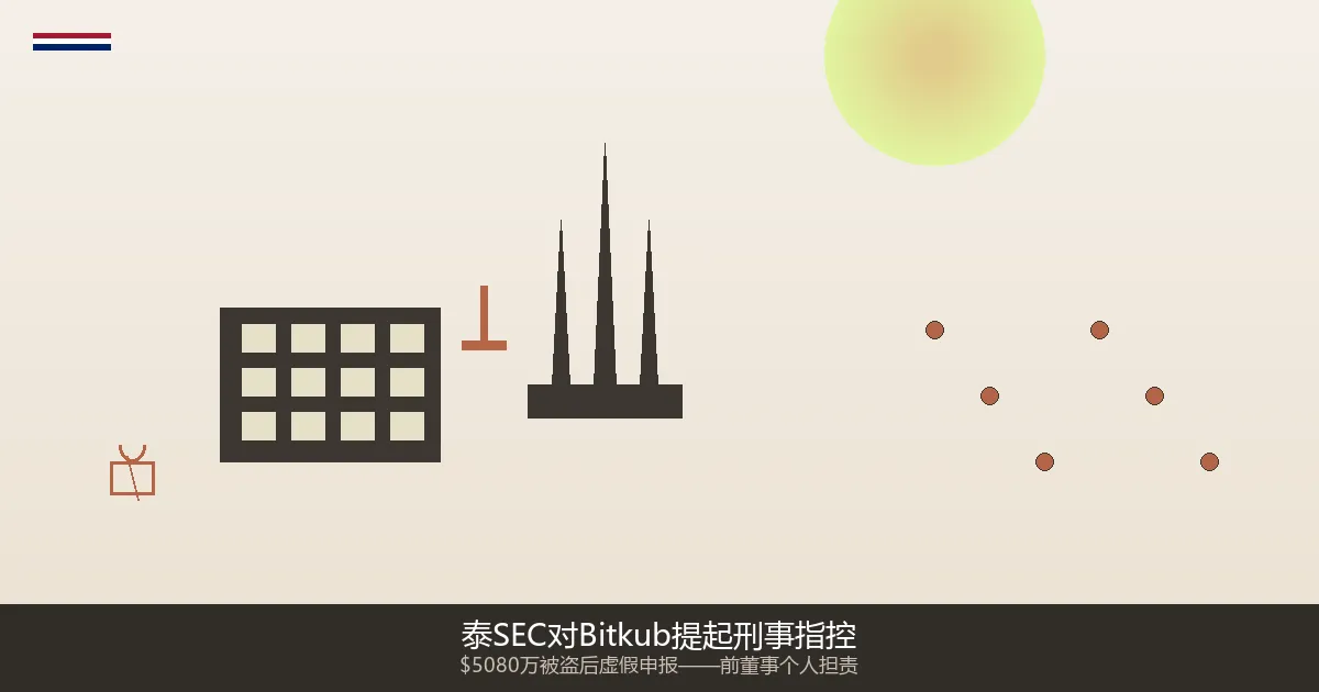 泰国SEC对Bitkub提起刑事指控:$5080万被盗隐瞒半年,前董事个人担责——「预防挤兑」能成为虚假申报的抗辩理由吗?