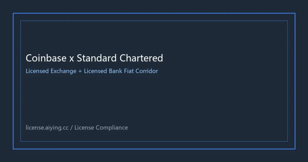 Coinbase Standard Chartered Fiat License