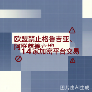 欧盟禁止格鲁吉亚、阿联酋等六地14家加密平台交易：第三国加密服务全面禁令机制首度启用
