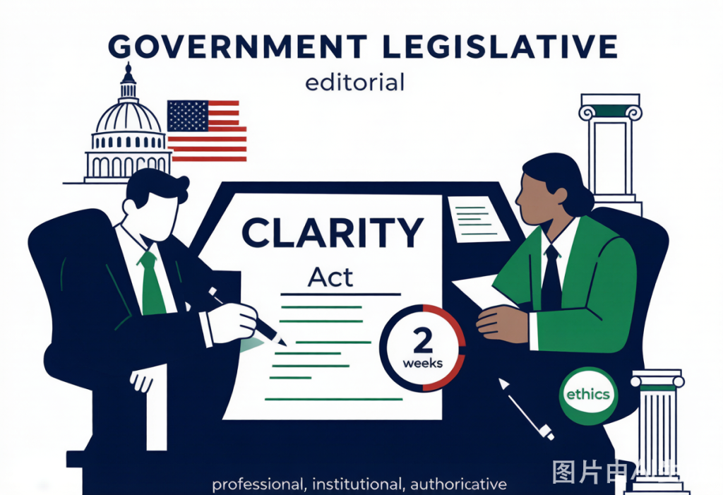 美国 CLARITY Act 加密伦理条款再陷僵局：白宫要求民主党接受胜利，参议院投票窗口仅剩两周