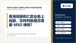 香港找换和汇款业务上线前，怎样判断是否需要 MSO 牌照？